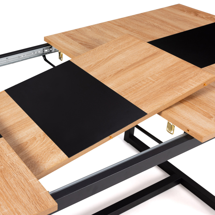 Mesa de comedor industrial extensible para 8-12 personas - DOVER | ID Market