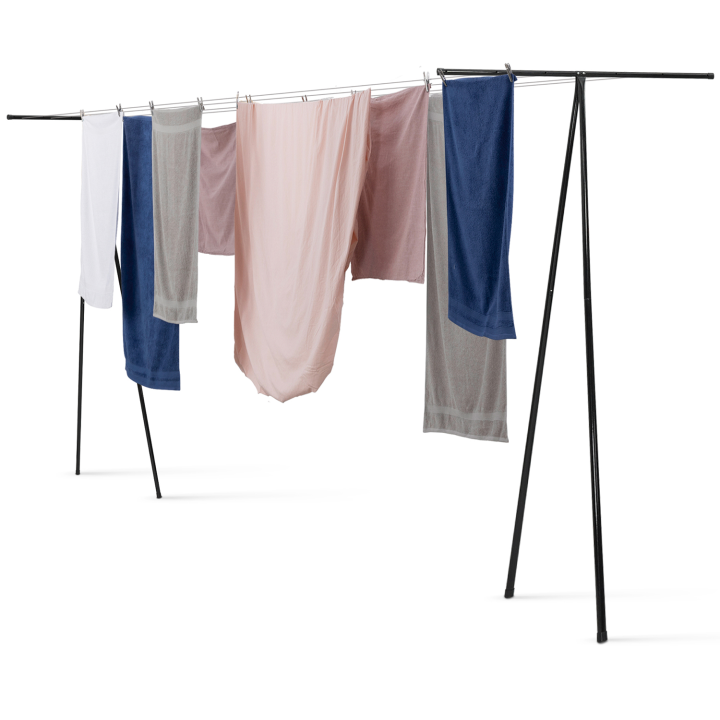 Séchoir à linge extérieur en métal H.210 CM avec 35M de fil