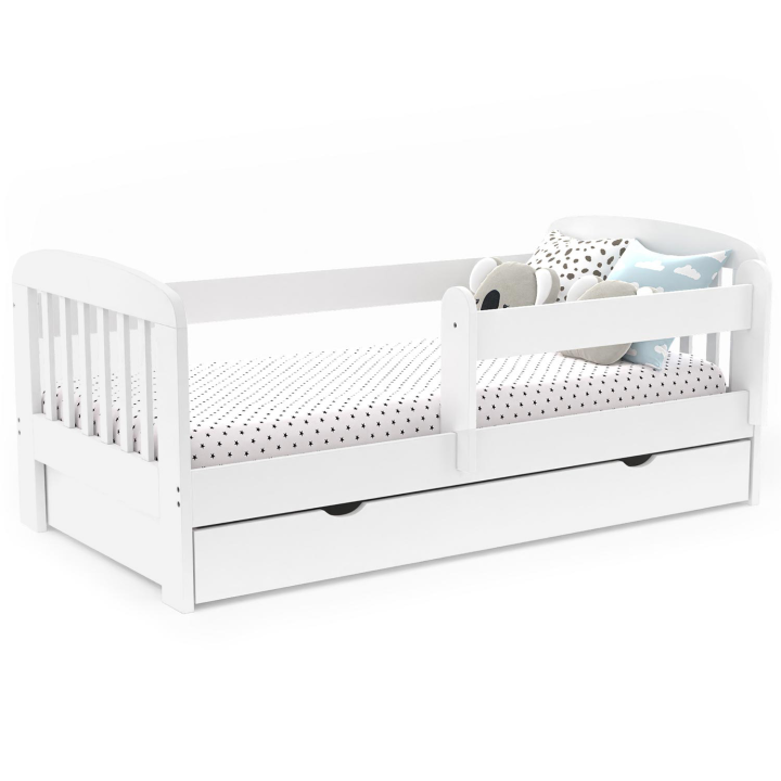 Cama infantil con cajón blanco - LILIA | ID Market