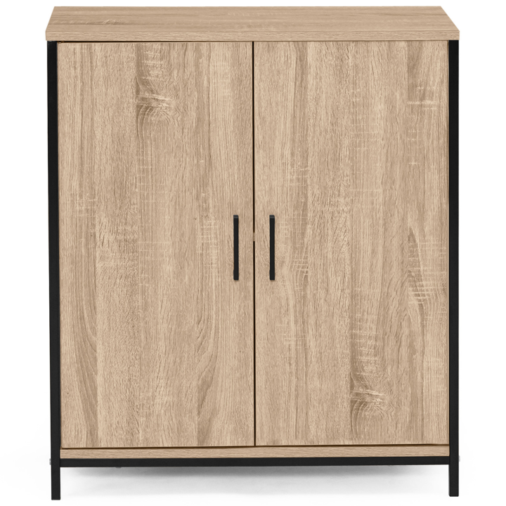 Armoire basse DETROIT 2 portes design industriel