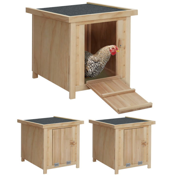 Caja nido de madera para gallinas - Set de 3 | ID Market