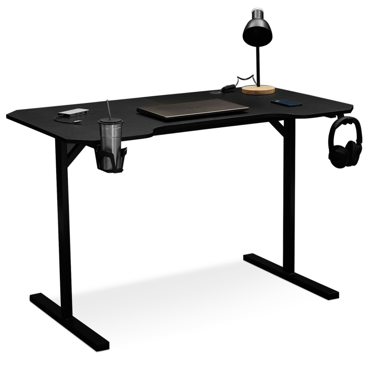 Bureau gamer ALEXIS  - bureau de gaming droit 120 cm