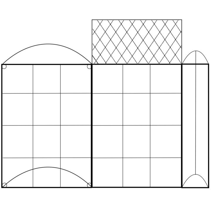 Kit complet 3 bacs métal modulables carrés potager et serre à tomates + treillis + housse