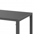 Salon de jardin MADRID table 240 CM et 10 chaises empilables gris anthracite