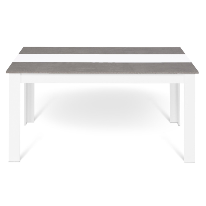 Mesa de comedor efecto hormigón blanco para 8 - GEORGIA | ID Market