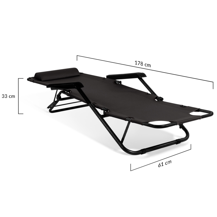 Sillones reclinables negros - juego de 2 - ZEN | ID Market