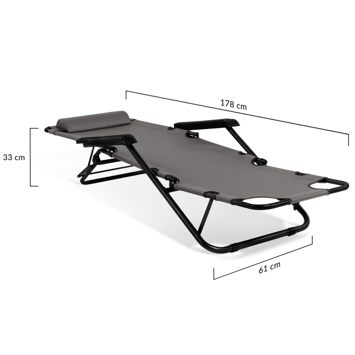 Sillones reclinables gris antracita - ZEN | ID Market