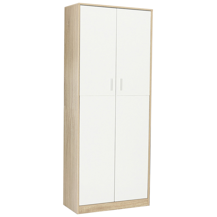 Armoire de bureau MARIA bois et blanc