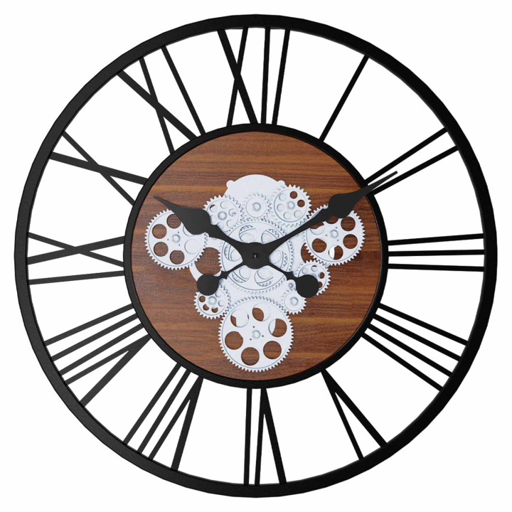 Gran reloj industrial de pared 60 cm | ID Market