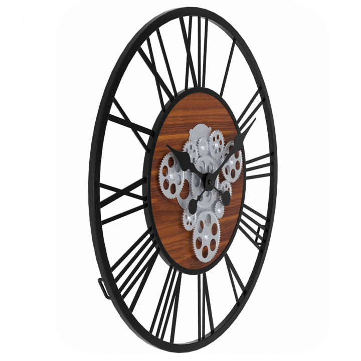 Gran reloj industrial de pared 60 cm | ID Market