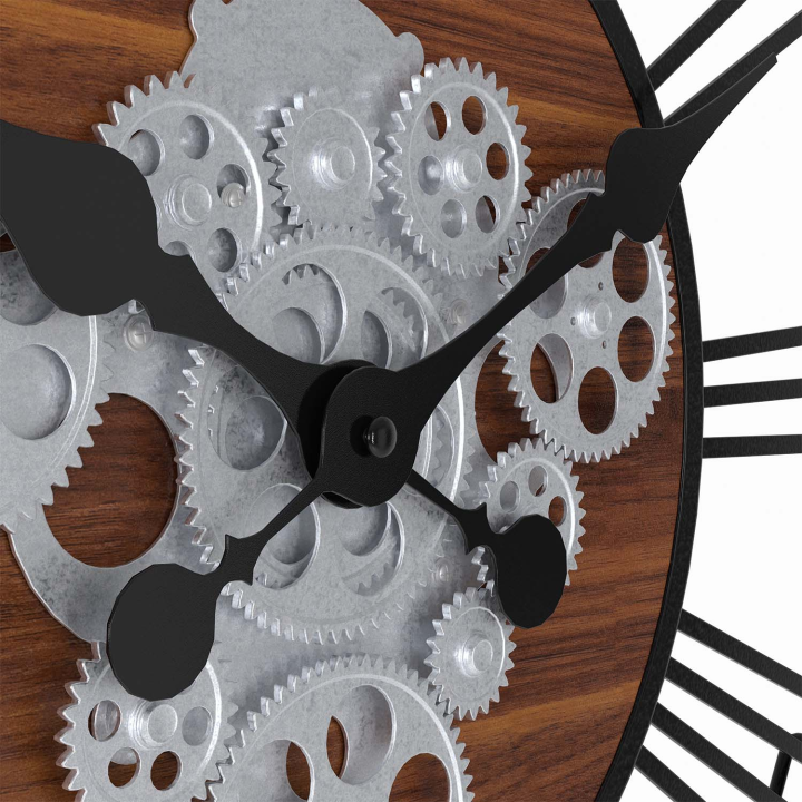 Gran reloj industrial de pared 60 cm | ID Market