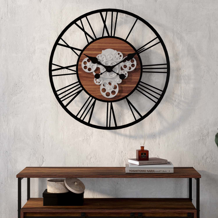 Gran reloj industrial de pared 60 cm | ID Market