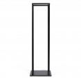 Range bûche vertical acier noir motif arbre H.112 cm