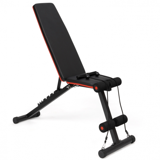 Banc de musculation réglable et inclinable fitness pour entrainement complet du corps