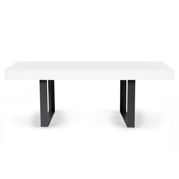 Mesa de comedor industrial madera gris 224 cm - PHOENIX | ID Market