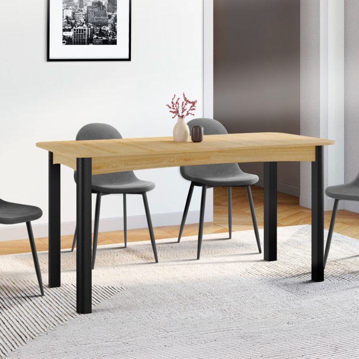 Mesa de comedor rectangular para 6-10 personas - JUNIO |ID Market