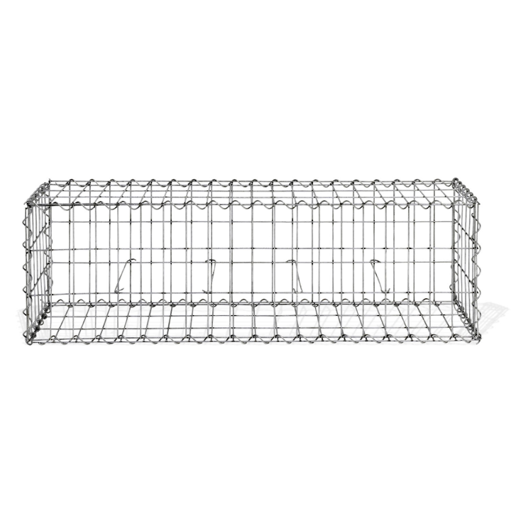 Lot de 2 gabions pour pierre 100 x 30 x 30 cm