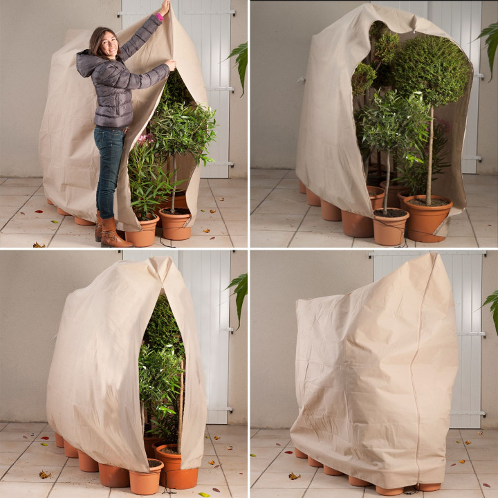 Housse d'hivernage pour plante et arbuste 120 x 180 cm