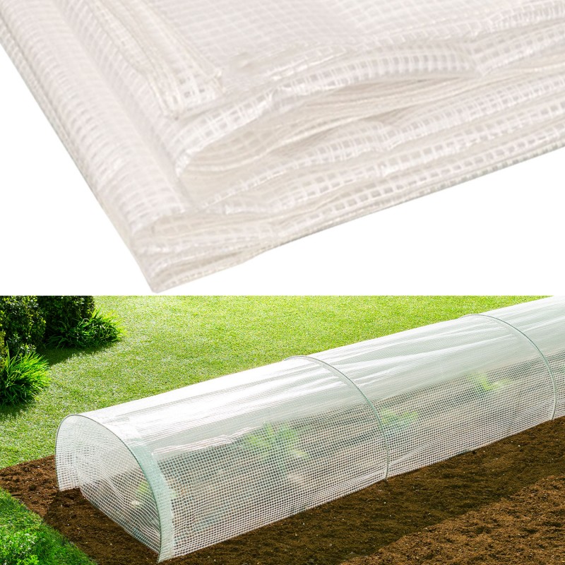 Bâche transparente indéchirable protection Transparente armée bache  plastique 220 g/m² 1x2M