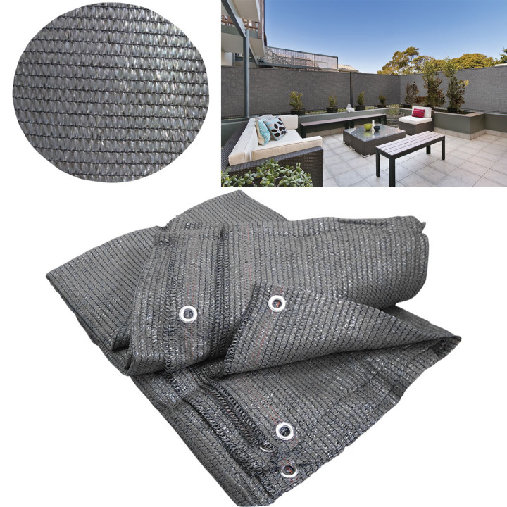 Mosquitera gris carbón 1 m x 10 m blackout 90 g m² | ID Market