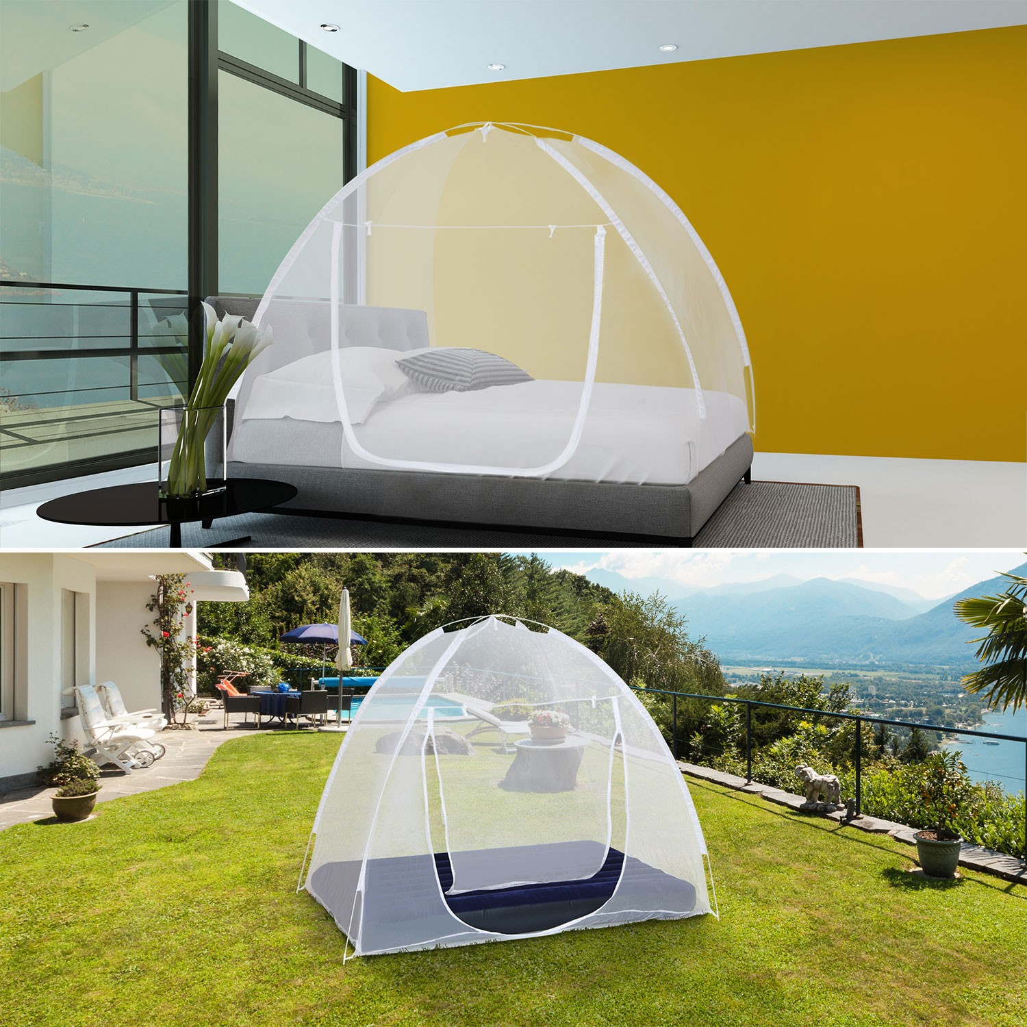 Tente camping dome moustiquaire 1 place - Achat vente pas cher Buscraft et  randonnée
