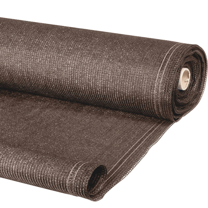 Brise vue renforcé 1,8 x 10 m taupe 220 gr/m² luxe pro