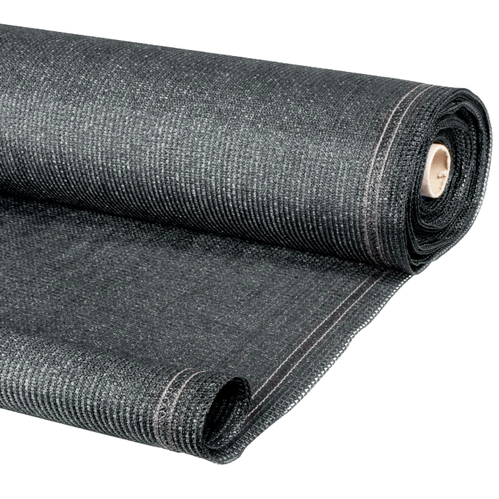 Brise vue renforcé 1 x 10 M gris 90 gr/m² classique